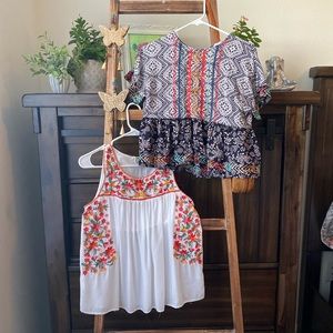 Floral Stitched Summer/Spring Blouses